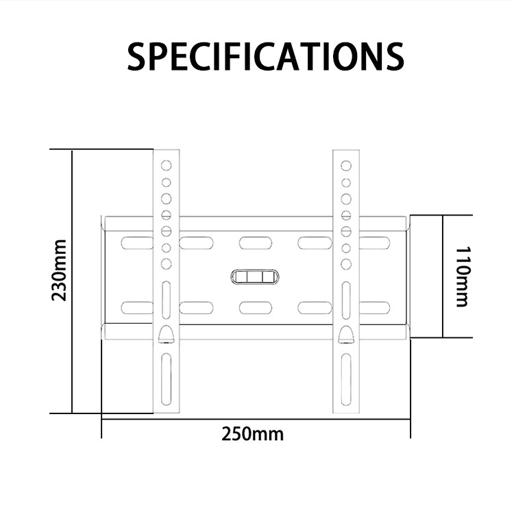 MCR-20F High Quality Tilt TV mount for 42