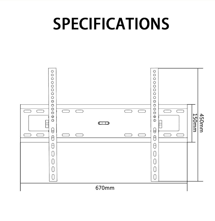 MCR-64T High Quality Tilt TV mount for 32