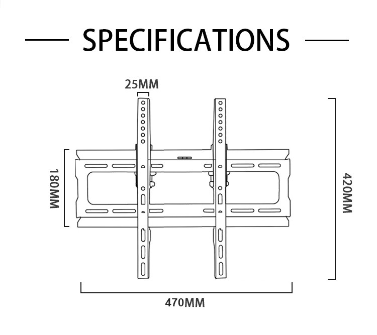MCR-T08 High Quality Tilt TV mount for 32