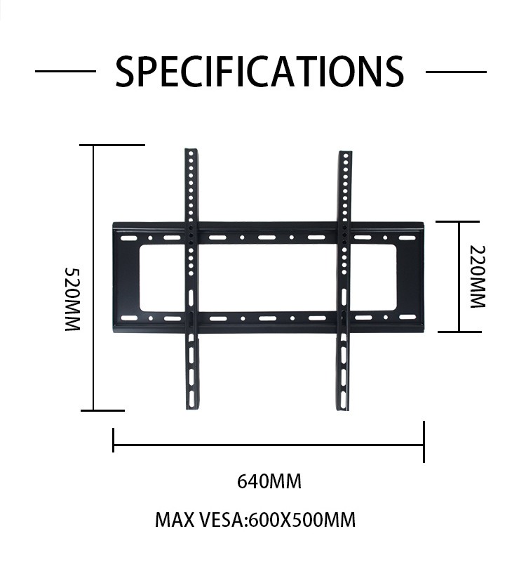 MCR-Y4080 High Quality Fixed TV mount for 40 to 80 inches